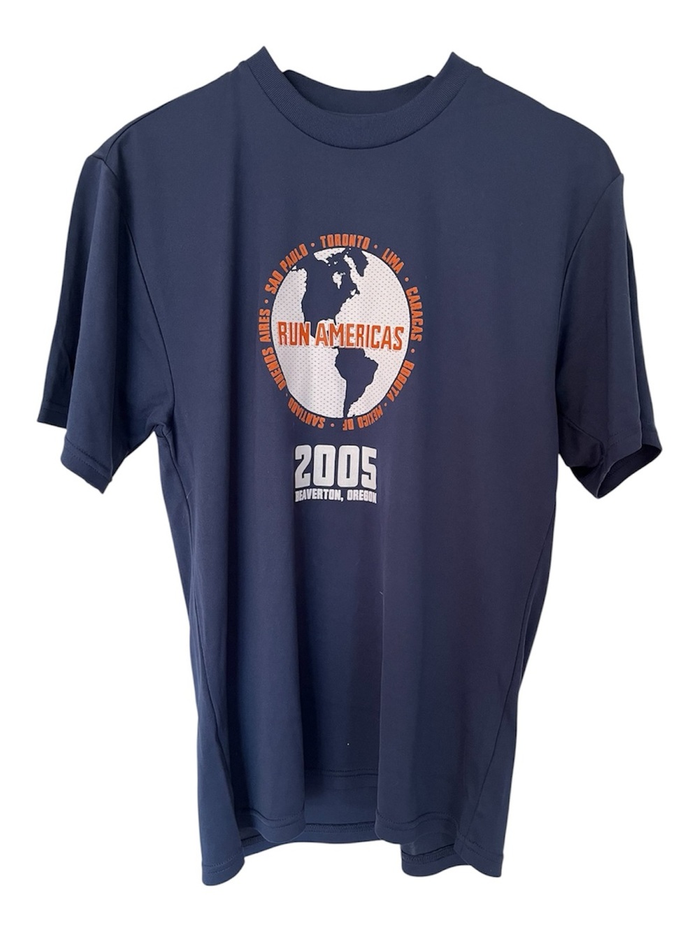 Nike Short Sleeve Dri Fit Tee Navy, w Americas Logo